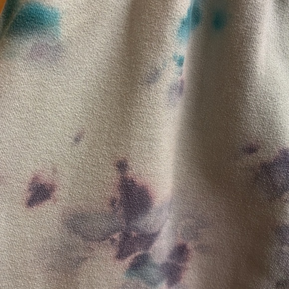 VS Pink Blue Tie Dye Pants Medium Used - Picture 5 of 6